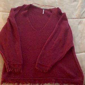 Free people V-neck sweater